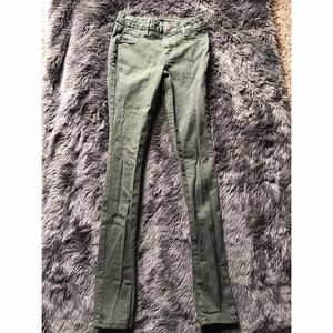 Charlotte Russe Refugee green jeans